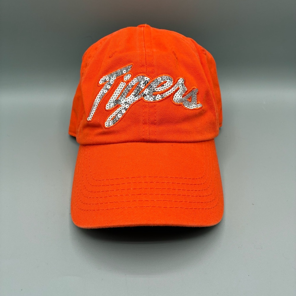 Detroit Tigers Top Of The World Women’s Adjustable Orange Sequin Logo MLB Hat